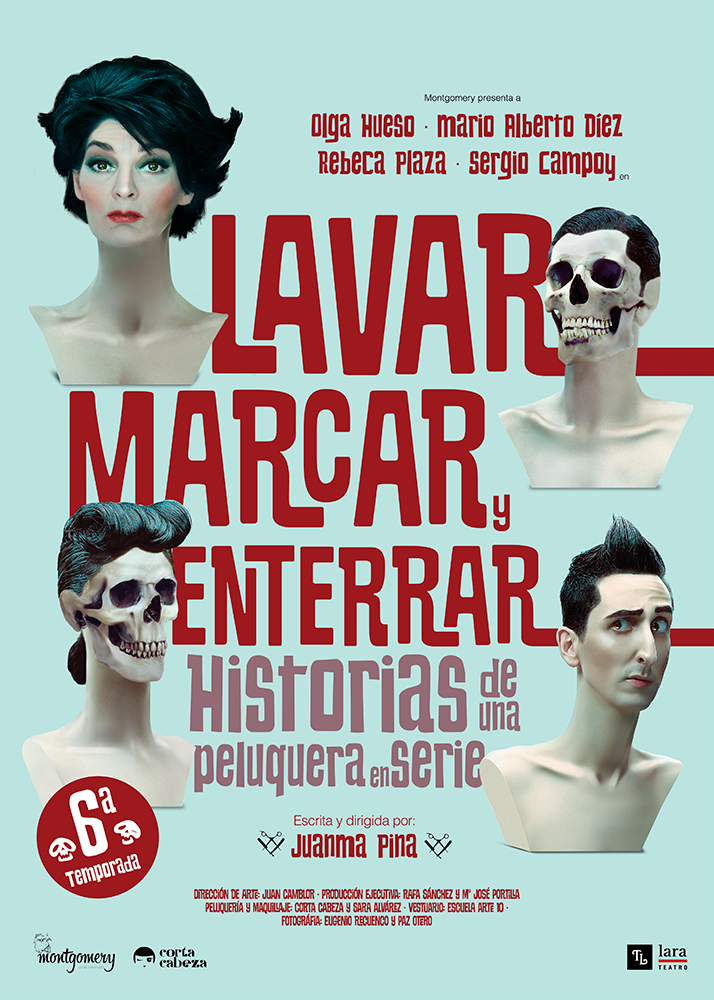 Cartel de la obra Lavar, Marcar y Enterrar