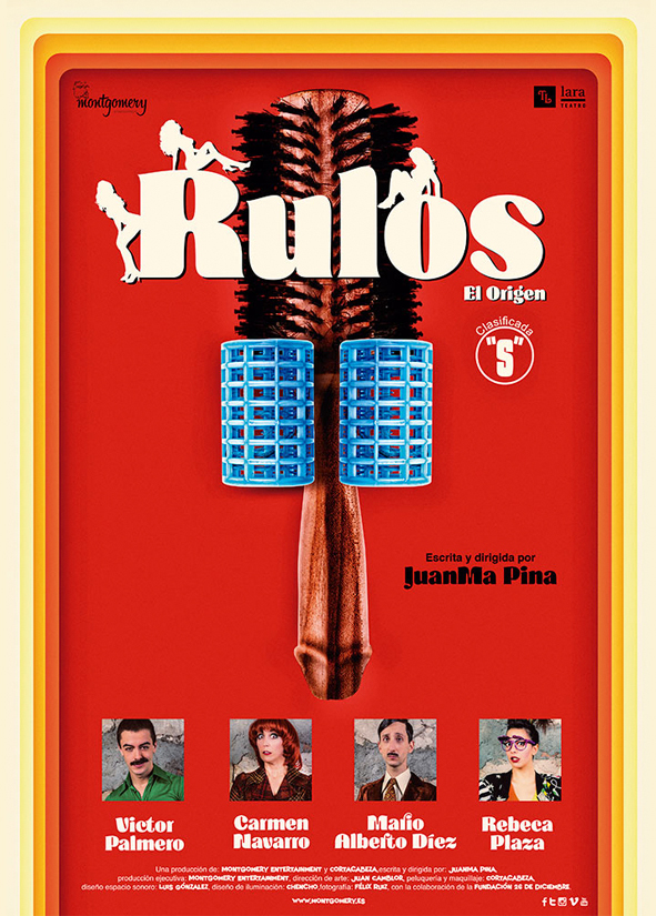 Cartel de la obra Rulos, el origen