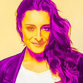 Retrato de Raquel Guerrero